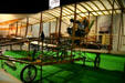 Replica of "June Bug" by Glenn H. Curtiss, 1st aircraft to fly 1 km, at Curtiss Museum. Hammondsport, NY.