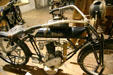 Curtiss Single Cylinder Motorcycle at Curtiss Museum. Hammondsport, NY.
