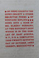 Elbert Hubbard of Roycroft credit page in The Dipsy Chanty by Rudyard Kipling. East Aurora, NY.