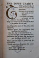 Roycroft Arts & Crafts print design of The Dipsy Chanty by Rudyard Kipling. East Aurora, NY.