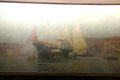Venice lobby mural detail at Roycroft Inn. East Aurora, NY.