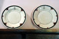 Ceramic plates with Roycroft logo from Roycroft Inn at Elbert Hubbard Roycroft Museum. East Aurora, NY.