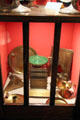 Copper plates & candlesticks from Roycroft Copper Shop at Elbert Hubbard Roycroft Museum. East Aurora, NY.