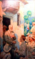 A Message to Garcia painting by Ralph Pallen Coleman at Elbert Hubbard Roycroft Museum. East Aurora, NY.