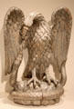 American wooden carved eagle & snake at Memorial Art Gallery. Rochester, NY.