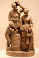 Taking the Oath & Drawing Rations plaster sculpture by John Rogers at Memorial Art Gallery. Rochester, NY