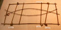 Polynesian sailing chart from Marshall Islands, Micronesia at Memorial Art Gallery. Rochester, NY.