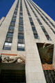 Facade of GE Building in Rockefeller Center. New York, NY
