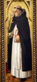 St Dominic painting by Carlo Crivelli at Metropolitan Museum of Art. New York, NY.