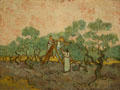 Women Picking Olives by Vincent van Gogh at Metropolitan Museum of Art. New York, NY.
