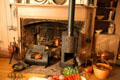Kitchen fireplace of Mount Vernon Hotel Museum. New York, NY.