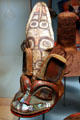 Northwest coast native crest hat in frog form at National Museum of American Indian. New York, NY.