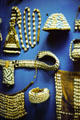 Cowry shell money & adornments from Congo at Museum of Natural History. New York, NY.