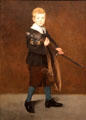 Boy with Sword painting by Édouard Manet at Metropolitan Museum of Art. New York, NY.