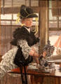 Tea painting by James-Jacques-Joseph Tissot at Metropolitan Museum of Art. New York, NY.