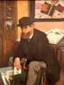 Collector of Prints painting by Edgar Degas at Metropolitan Museum of Art. New York, NY.