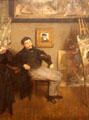 James-Jacques-Joseph Tissot portrait by Edgar Degas at Metropolitan Museum of Art. New York, NY.