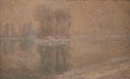 Ice Floes painting by Claude Monet at Metropolitan Museum of Art. New York, NY.