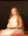 Josefa de Castilla Portugal y van Asbrock de Garcini portrait by Goya at Metropolitan Museum of Art. New York, NY.