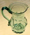 Blown glass pitcher from Upstate NY or NJ at Metropolitan Museum of Art. New York, NY.