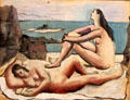 Three Bathers painting by Pablo Picasso at Guggenheim Museum. New York City, NY.