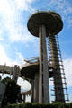 New York State Pavilion World's Fair observation platforms. Brooklyn, NY.
