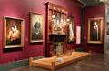 American portraits in gallery at Brooklyn Museum. Brooklyn, NY.