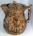 American earthenware pitcher at Brooklyn Museum. Brooklyn, NY.