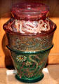 Art Nouveau vase by Émile Gallé of France at Brooklyn Museum. Brooklyn, NY.