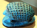 Egyptian faience hedgehog at Brooklyn Museum. Brooklyn, NY.