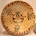 Ceramic bowl with Arabic Inscription from Egypt at Brooklyn Museum. Brooklyn, NY.