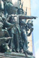 Naval officer detail of Union Navy sculpture by Frederick MacMonnies on Soldiers' & Sailors' Arch in Grand Army Plaza. Brooklyn, NY.