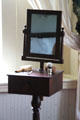 Shaving stand in Martin Van Buren's bedroom at Lindenwald. Kinderhook, NY.