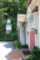 Cold Spring Harbor Fire House Museum with hose tower. Cold Spring Harbor, NY.