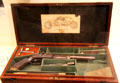 Theodore Roosevelt Sr.'s target pistol by William Greener of Birmingham, England at Old Orchard Museum at Sagamore Hill NHS. Cove Neck, NY.
