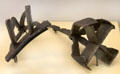 Cattle branding irons used on Teddy Roosevelt's Elkhorn & Chimney Butte ranches at Old Orchard Museum at Sagamore Hill NHS. Cove Neck, NY.