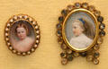 Portraits of Edith Kermit Carow Roosevelt as a young girl at Old Orchard Museum at Sagamore Hill NHS. Cove Neck, NY.