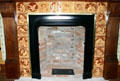 William Howard Taft house fireplace with tiles of fables. Cincinnati, OH