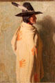 Indian Wearing a Robe painting by Joseph Henry Sharp at Cincinnati Art Museum. Cincinnati, OH.