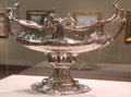 Silver centerpiece by Robert Bain & Edwin Everett Codman of Gorham Manuf. Co. of Providence, RI England at Cincinnati Art Museum. Cincinnati, OH.