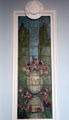 Architectural faience tile Four Seasons: summer by John Hamilton Delaney Wareham of Rookwood Pottery Co. of Cincinnati at Cincinnati Art Museum. Cincinnati, OH.