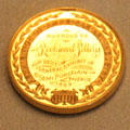 First prize medal awarded to Rookwood Pottery from Exposition of American Art Industry Philadelphia, PA at Cincinnati Art Museum. Cincinnati, OH.