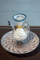 Venetian blown glass cruet & plate at Toledo Glass Pavilion. Toledo, OH.