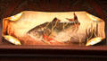 President Rutherford B. Hayes China platter with fish painting by Haviland at Hayes Presidential Center. Fremont, OH.