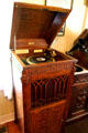 Edison Diamond Disk phonograph Chippendale Lab Model at Edison Birthplace Museum. Milan, OH.