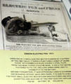 Edison Electric Pen to make copying stencils at Edison Birthplace Museum. Milan, OH.
