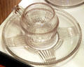 Cascade glass cup at Tiffin Glass Museum. Tiffin, OH.