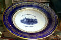The Old McKinley Home commemorative plate at Canton Classic Car Museum. Canton, OH.