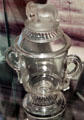 Canton Glass covered goblet Jumbo pattern at McKinley Presidential Library & Museum. Canton, OH.