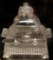 Canton Glass butter dish Jumbo pattern at McKinley Presidential Library & Museum. Canton, OH.